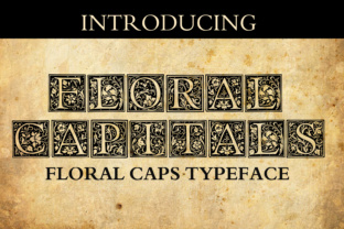 Floral Capitals: Decorative Lettering for Design